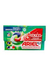 Ariel 4in1 Pods + Ultra Vlekverwijderaar – 19 stuks (488,3g) – Krachtige Vlekverwijdering & Schone Was